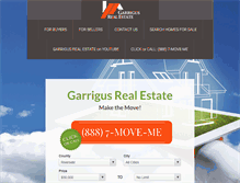 Tablet Screenshot of garrigusrealestate.net